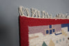 Polish Vintage Wall Rug Tapestry Kelim 1960s Mid Century - Image 8