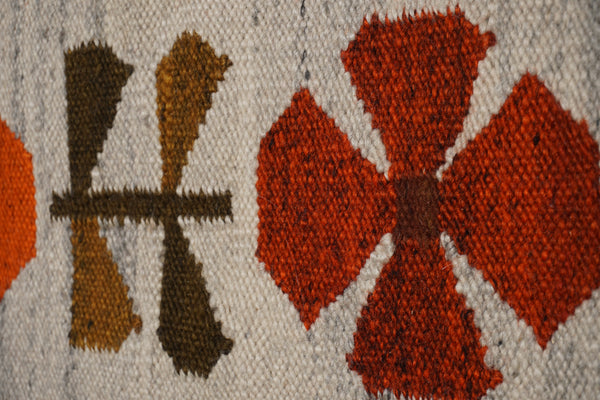 Vintage Wall Hanging Tapestry Runner 60s Carpet Mid Century KELIM - Image 5