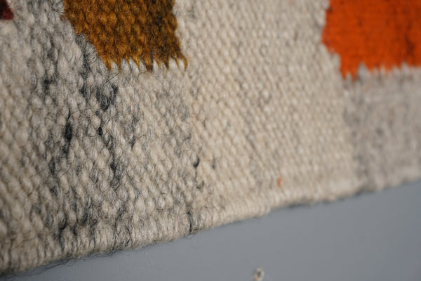 Vintage Wall Hanging Tapestry Runner 60s Carpet Mid Century KELIM - Image 8