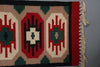 Vintage Wall Hanging Tapestry Rug Röllakan Sweden Kilim 1960s Red Green Wool - Image 5
