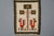 Vintage Wall Tapestry Wall Hanging Rug 1960s Cream Olive Green Wool