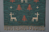 Polish Vintage Tapestry Wall Hanging 1960s Teal Wool - Image 5
