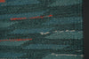 Polish Vintage Tapestry Wall Hanging 1960s Teal Wool - Image 6