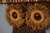 Vintage Owl Macrame Wall Hanging 1960s Handmade Wood Bamboo Natural Fiber - Image 6