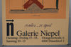 Christiaan Paul Damste Poster Galerie Niepel 80s Orange Paper - Image 5