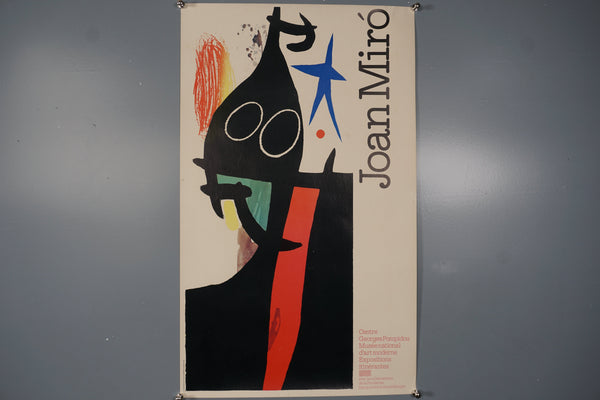 Joan Miró Vintage Exhibition Poster Paris Centre Georges Pompidou 1970s - Image 2