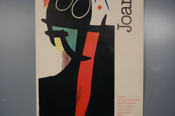 Joan Miró Vintage Exhibition Poster Paris Centre Georges Pompidou 1970s - Image 4