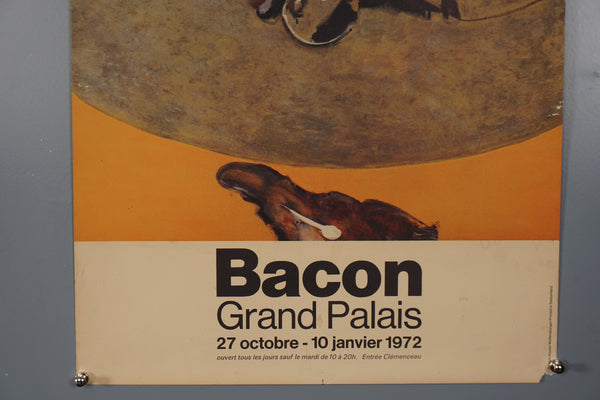 Francis Bacon Poster Grand Palais 1972 Original Vintage Exhibition Poster - Image 3