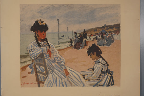 Claude Monet Art Print Vintage Exhibition Poster Paris 1971 - Image 3