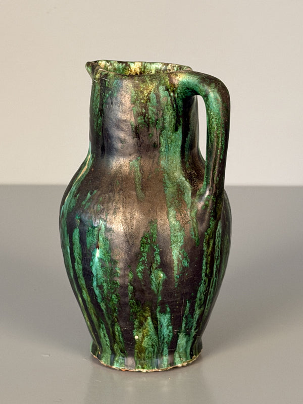 Vintage Handle Vase Pitcher Jug 1960s Fat Lava WGP - Image 6