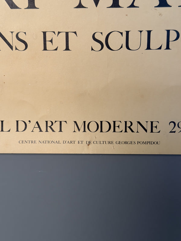 Henri Matisse Poster Vintage Art Print Exhibition Poster Paris 1973 - Image 6