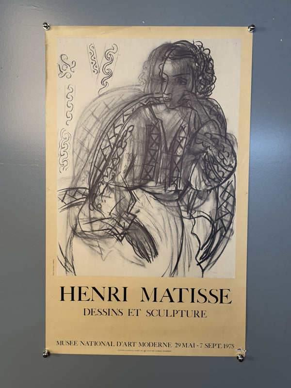Henri Matisse Poster Vintage Art Print Exhibition Poster Paris 1973 - Image 8