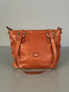 The Bridge Made in Italy Vintage Leather Handbag 1980s Brown