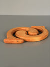 Vintage Pot Coaster Trivet Pan Coaster Wood 1970s - Image 2