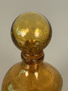 Biot France Bottle with Stopper Amber Mid-Century Modern Glass - Image 5