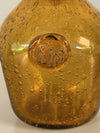 Biot France Bottle with Stopper Amber Mid-Century Modern Glass - Image 6