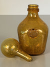 Biot France Bottle with Stopper Amber Mid-Century Modern Glass - Image 9