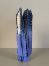Vintage Vase Studio Pottery Leaves Floral Ceramic 1970s - Image 3