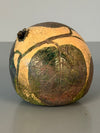 WGP Kunstkeramik Gerhard Liebenthron Vase 1980s Cream Brown Ceramic