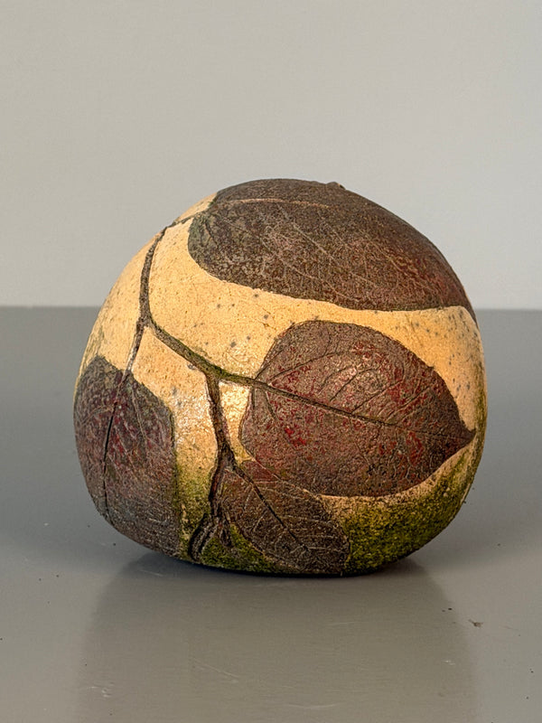 WGP Kunstkeramik Gerhard Liebenthron Vase 1980s Cream Brown Ceramic - Image 3