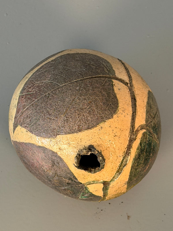 WGP Kunstkeramik Gerhard Liebenthron Vase 1980s Cream Brown Ceramic - Image 8