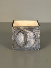 Troika Cornwall Cube Vase 1970s Beige Black Ceramic - Image 3