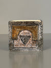 Troika Cornwall Cube Vase 1970s Beige Black Ceramic - Image 8