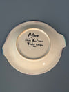 Hillary Decorative Plate Fish Plate 1950s Yellow Blue Ceramic - Image 10