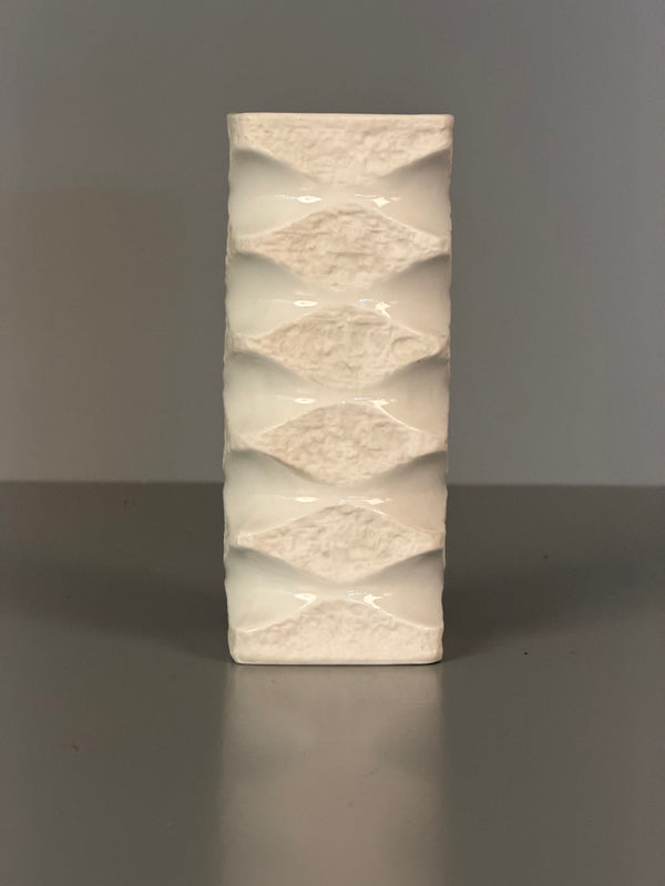 Royal Bavaria KPM Vase 70s Biscuit Porcelain White - Image 4