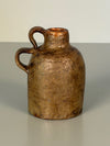 Studio Pottery Handle Vase Ceramic Art Pottery Signed 'ST' 1970s Brown Red