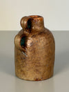 Studio Pottery Handle Vase Ceramic Art Pottery Signed 'ST' 1970s Brown Red - Image 2