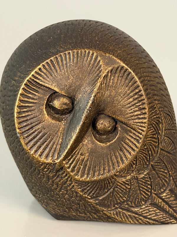 Vintage Ceramic Owl Mid Century 1960s Figurine Sculpture - Image 4