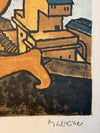 Georges Malkine Art Print Original Vintage Mid Century Surrealism 1960s - Image 6