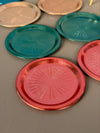 Vintage Coaster Set 1950s Mid Century Aluminum - Image 7
