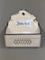 Vintage Onion Storage Wall Jugendstil 1920s Enamel