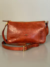 The Bridge Italy Vintage Leather Shoulder Bag 1990s Brown - Image 2