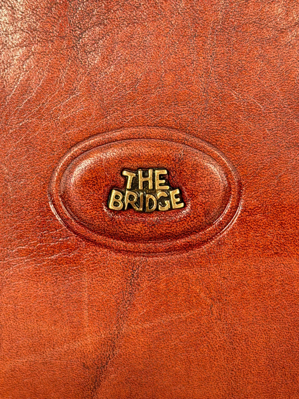 The Bridge Italy Vintage Leather Shoulder Bag 1990s Brown - Image 7