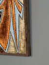 Jean Jaffeaux Vintage Wall Ceramic Art 1960s Copper Ceramic - Image 7