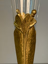 Vintage Soliflore Art Nouveau Vase Bronze and Glass 1920s 1930s - Image 3