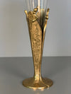 Vintage Soliflore Art Nouveau Vase Bronze and Glass 1920s 1930s - Image 7