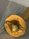 Vintage Soliflore Art Nouveau Vase Bronze and Glass 1920s 1930s - Image 10