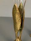 Vintage Solifleur Art Nouveau Vase Bronze and Glass 1920s 1930s - Image 4