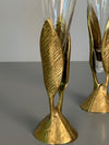 Vintage Solifleur Art Nouveau Vase Bronze and Glass 1920s 1930s - Image 5