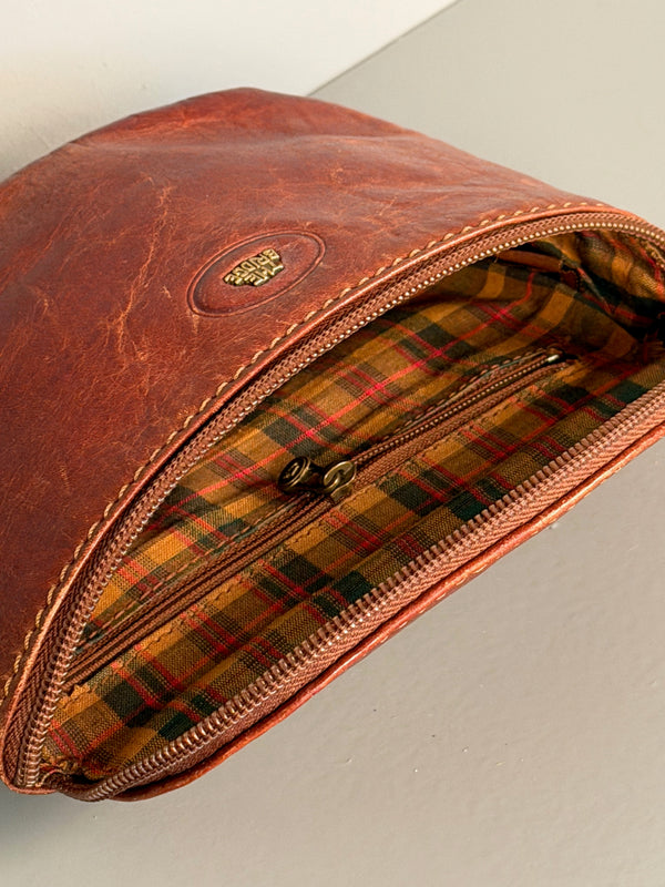The Bridge Italy Belt Bag Pouch 90s Brown Leather - Image 10