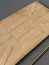 Bonna Made in Germany Tray 1970s Peach Yellow Ceramic Brass - Image 10