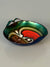 rame d'arte laurana Bowl 1960s Teal Red Enamel