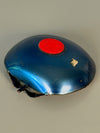 rame d'arte laurana Bowl 1960s Teal Red Enamel - Image 9