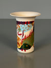 Rosenthal Gilbert Portanier Vase 1970s Cream Ceramic - Image 2