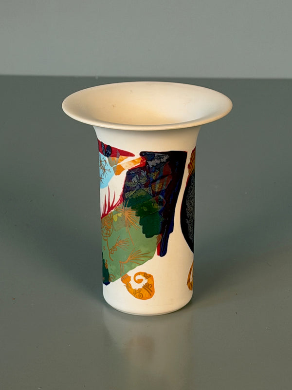Rosenthal Gilbert Portanier Vase 1970s Cream Ceramic - Image 3