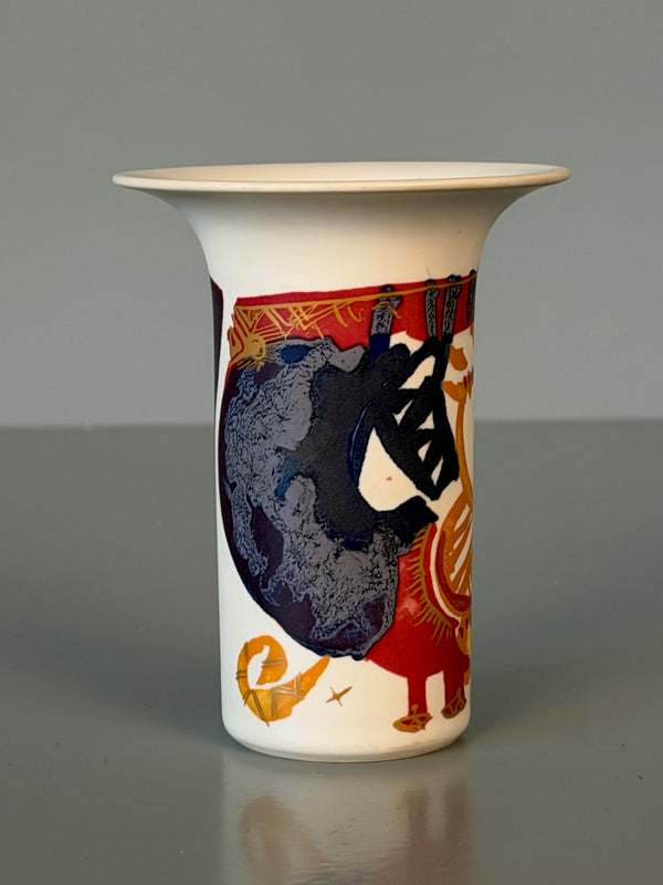 Rosenthal Gilbert Portanier Vase 1970s Cream Ceramic - Image 5